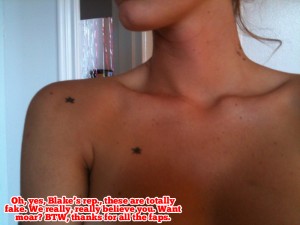 Blake Lively star tattoes
