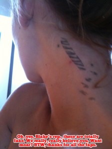Blake Lively tattooes the town Blake Lively tattooes the town